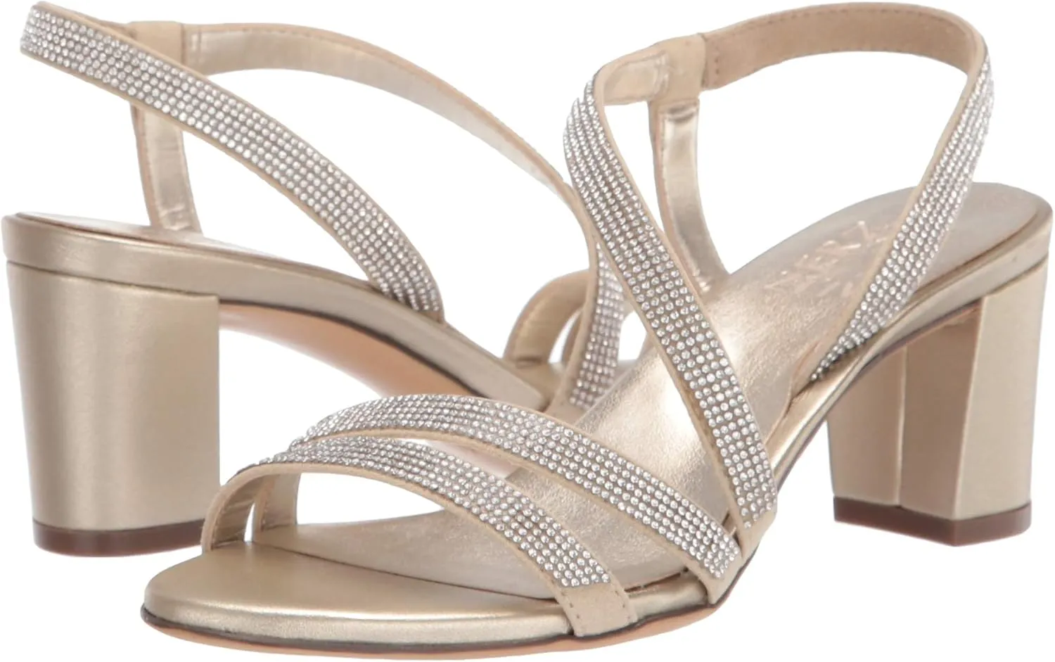 Naturalizer Women's Vanessa2 Rhinestone Embellished Strappy Heeled Sandal