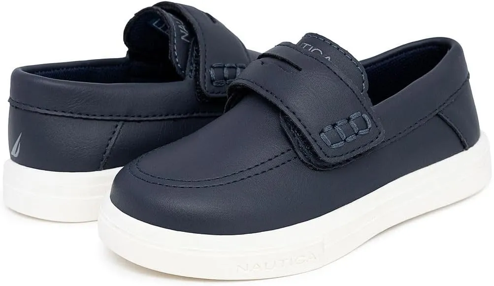 Nautica Kid's Spinnaker Youth Boat Shoe Casual Loafer 2 Eye Lace (Little Kid/Big Kid)