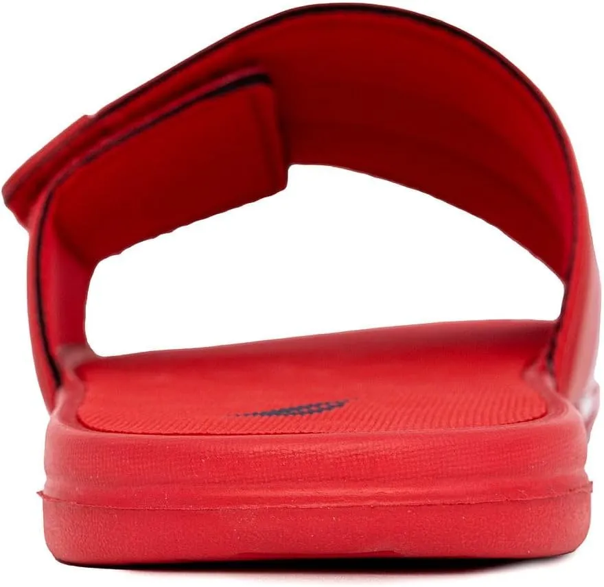 Nautica Men's Athletic Slide Sandal, Adjustable Straps, Comfort Slip-On (Regular & Wide Widths)