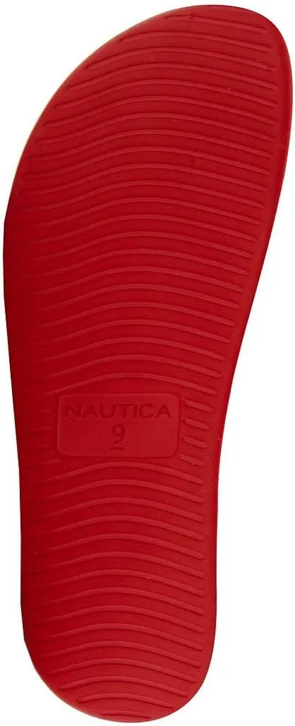 Nautica Men's Athletic Slide Sandal, Adjustable Straps, Comfort Slip-On (Regular & Wide Widths)