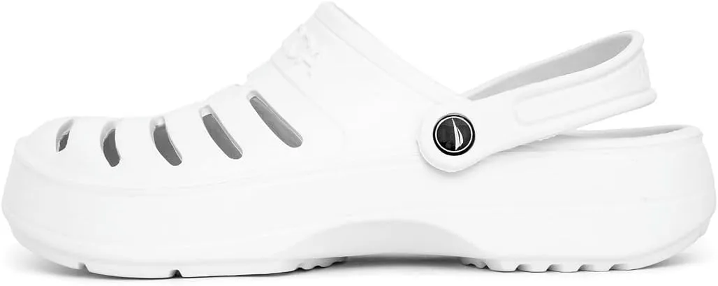 Nautica Men's Clogs - Athletic Sports Sandal - Slip-On with Adjustable Back Strap - (Water Shoes/Fuzzy Slippers) River Edge