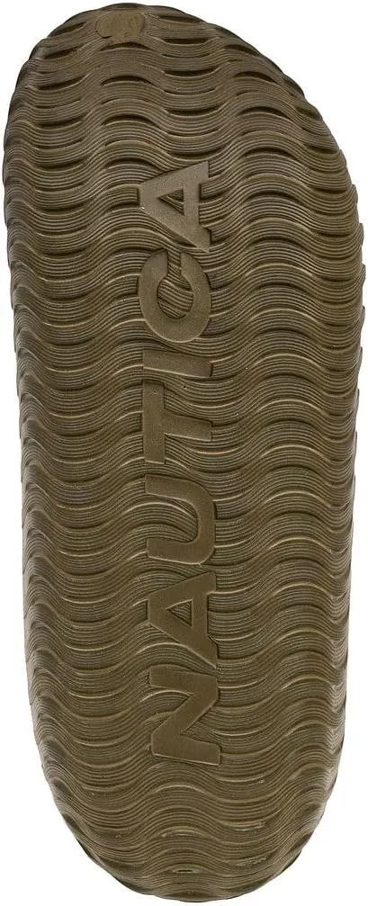 Nautica Men's Clogs - Athletic Sports Sandal - Slip-On with Adjustable Back Strap - (Water Shoes/Fuzzy Slippers) River Edge