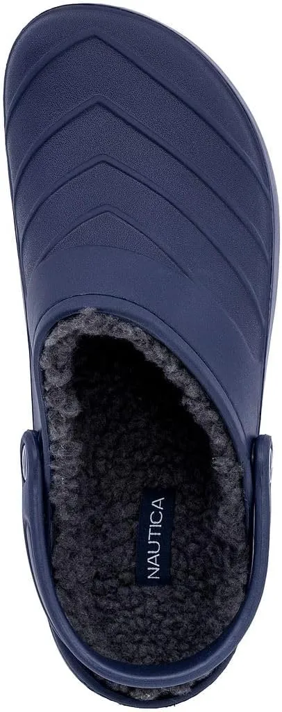 Nautica Men's Clogs - Athletic Sports Sandal - Slip-On with Adjustable Back Strap - (Water Shoes/Fuzzy Slippers) River Edge