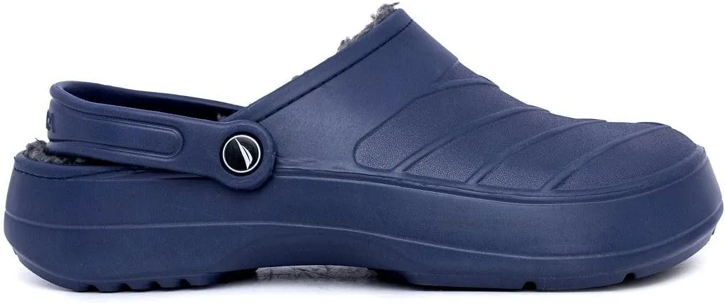 Nautica Men's Clogs - Athletic Sports Sandal - Slip-On with Adjustable Back Strap - (Water Shoes/Fuzzy Slippers) River Edge