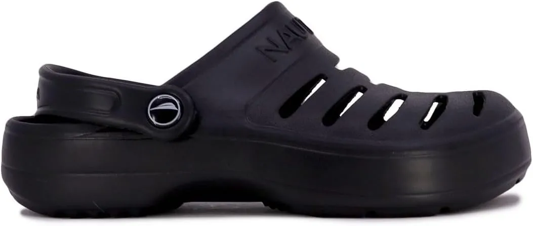 Nautica Women's Clogs - Athletic Sports Sandal - Water Shoes Slip-On with Adjustable Back Strap - Beach Sports Shoe - River Edge