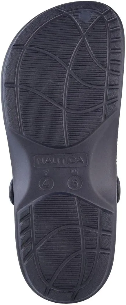 Nautica Women's Clogs - Athletic Sports Sandal - Water Shoes Slip-On with Adjustable Back Strap - Beach Sports Shoe - River Edge