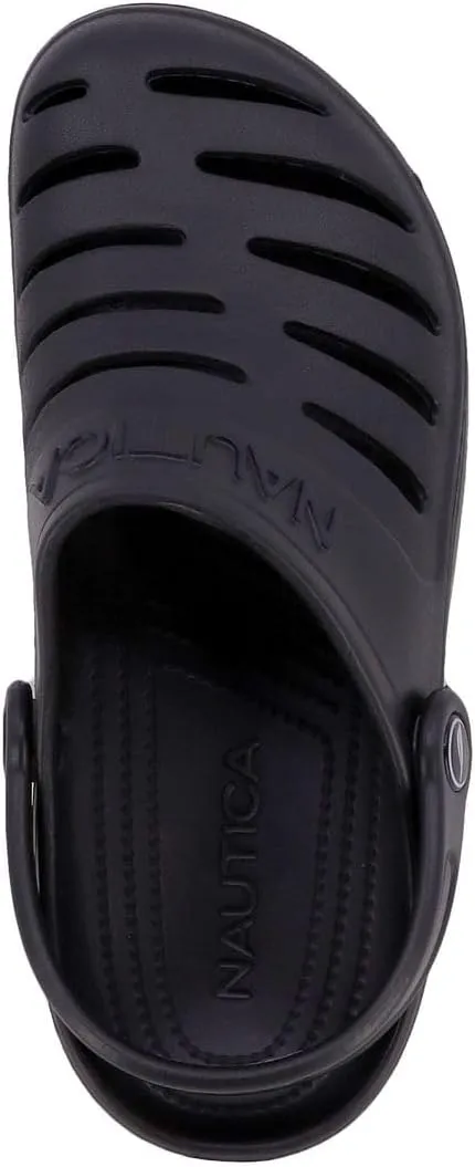 Nautica Women's Clogs - Athletic Sports Sandal - Water Shoes Slip-On with Adjustable Back Strap - Beach Sports Shoe - River Edge