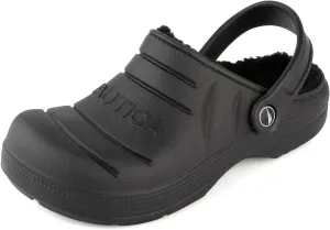 Nautica Women's Clogs - Athletic Sports Sandal - Water Shoes Slip-On with Adjustable Back Strap - Beach Sports Shoe - River Edge