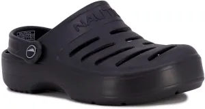 Nautica Women's Clogs - Athletic Sports Sandal - Water Shoes Slip-On with Adjustable Back Strap - Beach Sports Shoe - River Edge