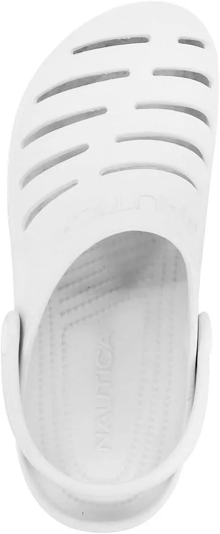 Nautica Women's Clogs - Athletic Sports Sandal - Water Shoes Slip-On with Adjustable Back Strap - Beach Sports Shoe - River Edge