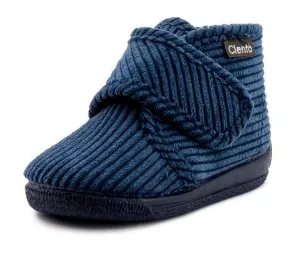 Navy Corduroy Slipper