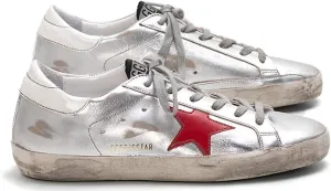 nesho Men's Casual Sports Sneakers Non-Slip Retro Super Star Leather Shoes