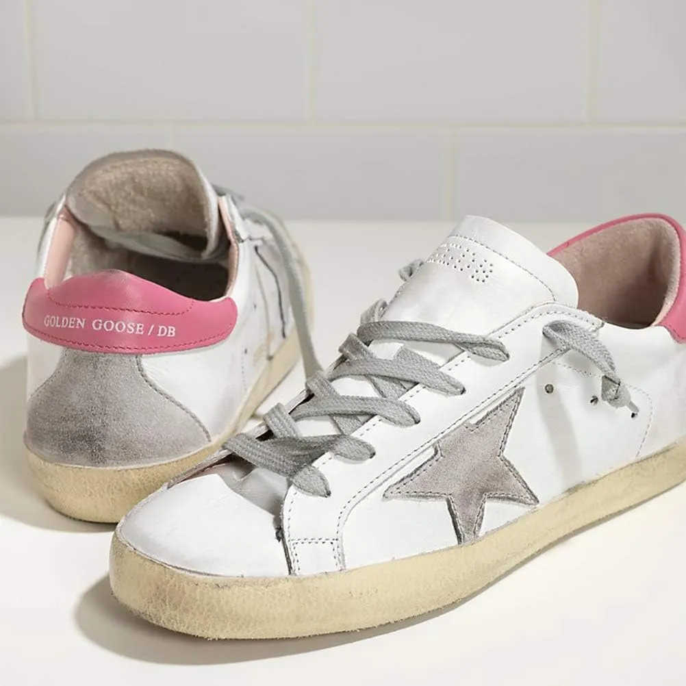 nesho Women's Trainers Sneakers Non-Slip Leather Casual Shoes Low Top Slide