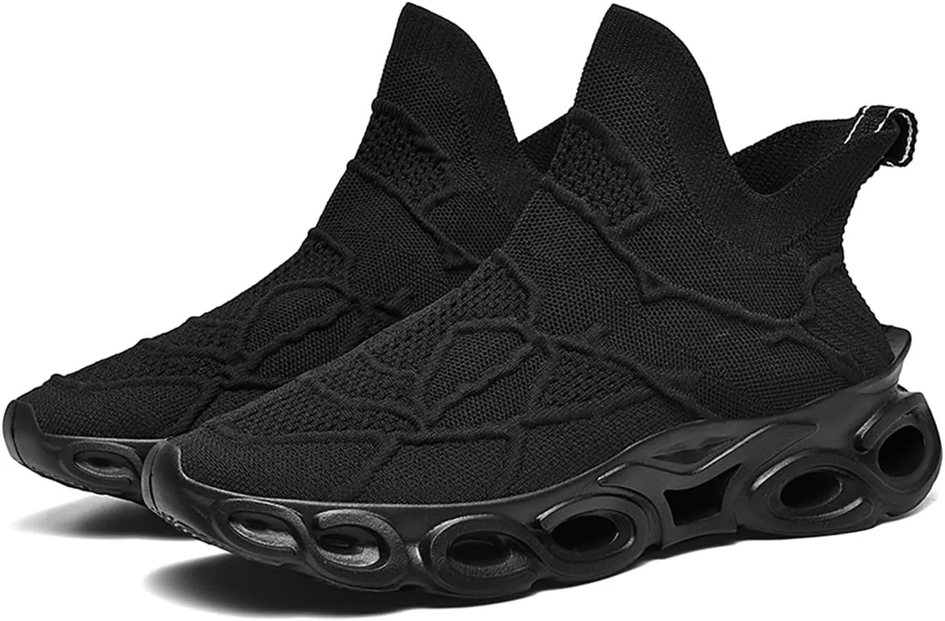 Niepce Inc Streetwear Breathable Knit Fashion Men's Sneakers