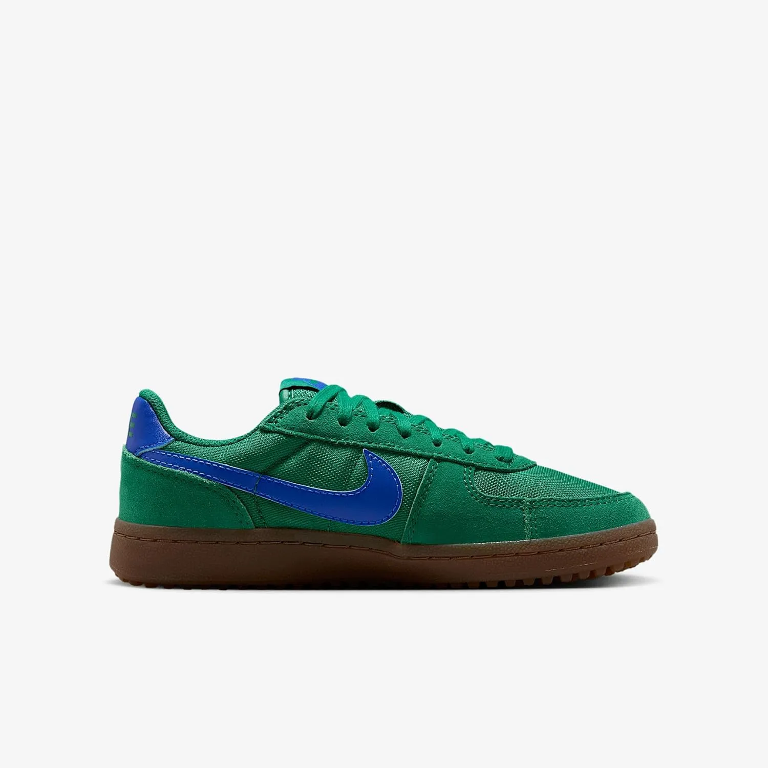 Nike Field General Big Kids' Shoes (IF0465-302, Malachite/Gum Medium Brown/Hyper Royal)