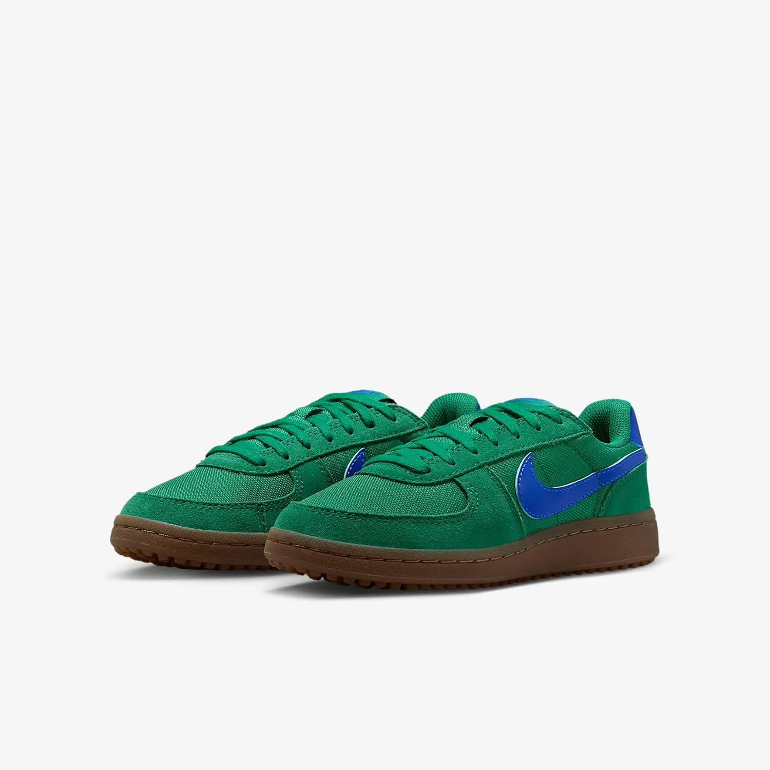 Nike Field General Big Kids' Shoes (IF0465-302, Malachite/Gum Medium Brown/Hyper Royal)