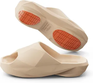 Non Slip Slide Sandals, Open Toe Thick Sole Summer Slippers for Outdoor Casual House