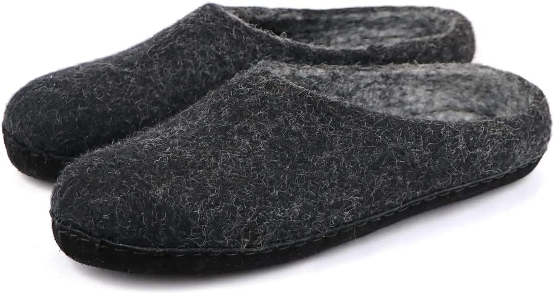 Nootkas Women's Felted Merino Wool 'Astoria' Mule House Slipper