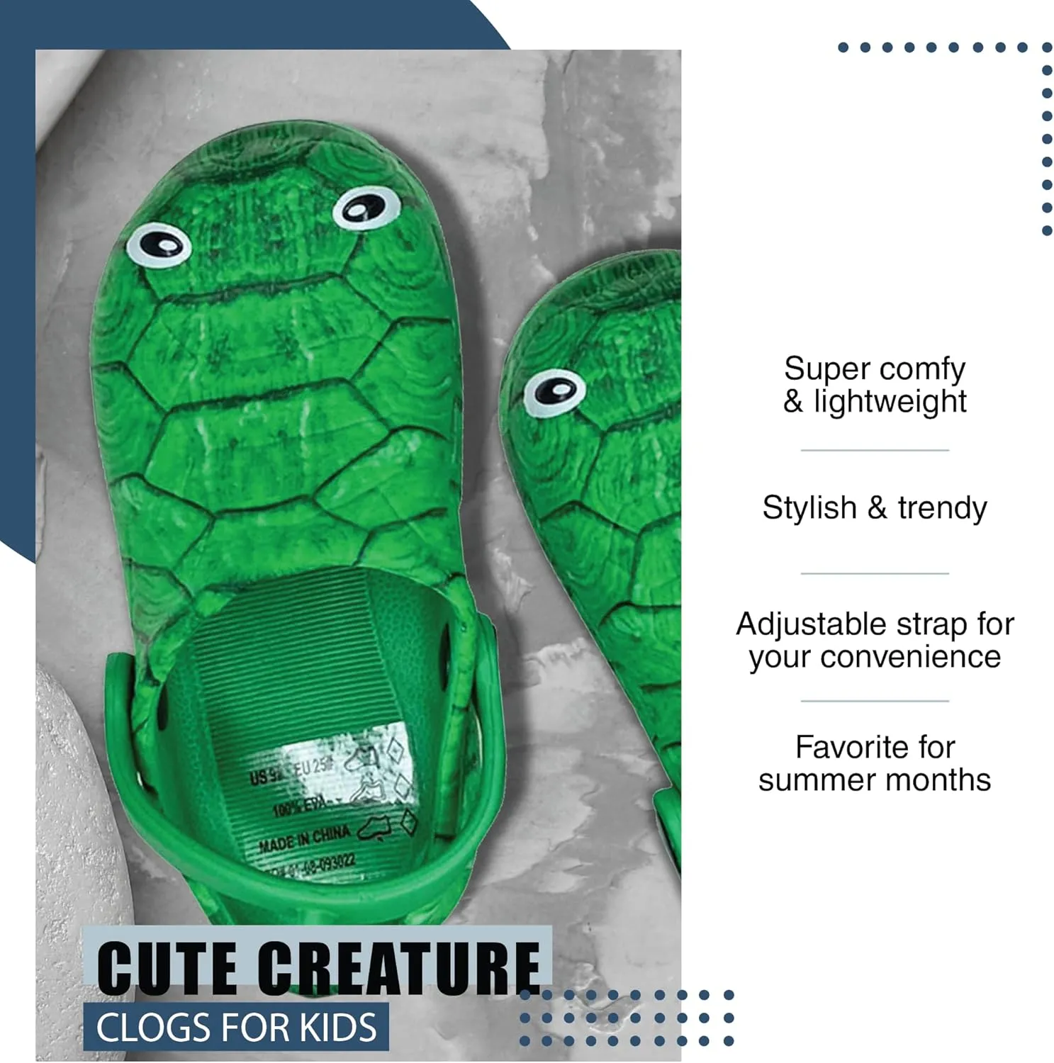 NORTY Boy's Girl's Children Toddler Kid Fun Slip On Sandal Slipper Shoe