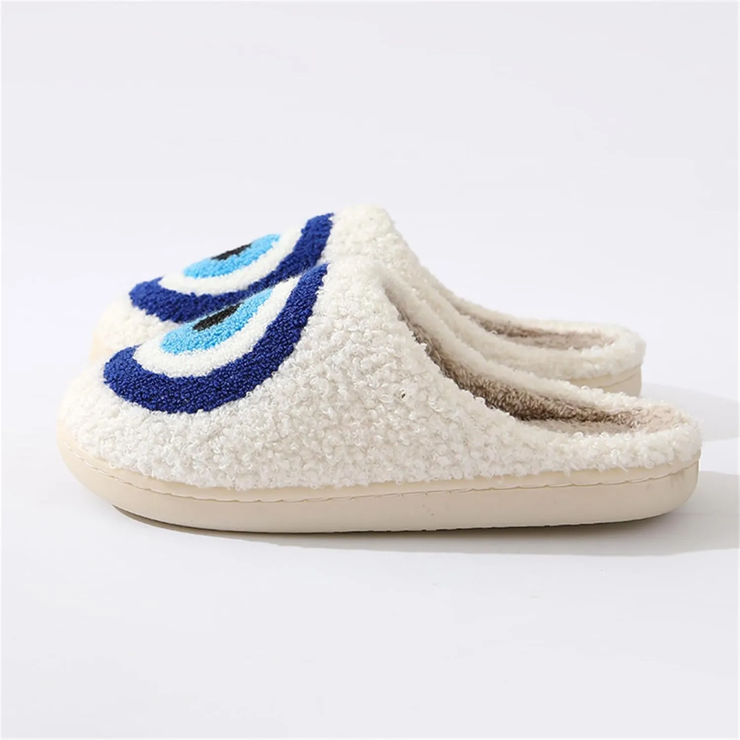 Obosoyo Slippers Women Strawberry Men House Fuzzy Plush Shoes Funky Cute Design Fun Slipper Unisex Comfy Bedroom Soft Warm Slipper Indoor Non-slip Slip-On