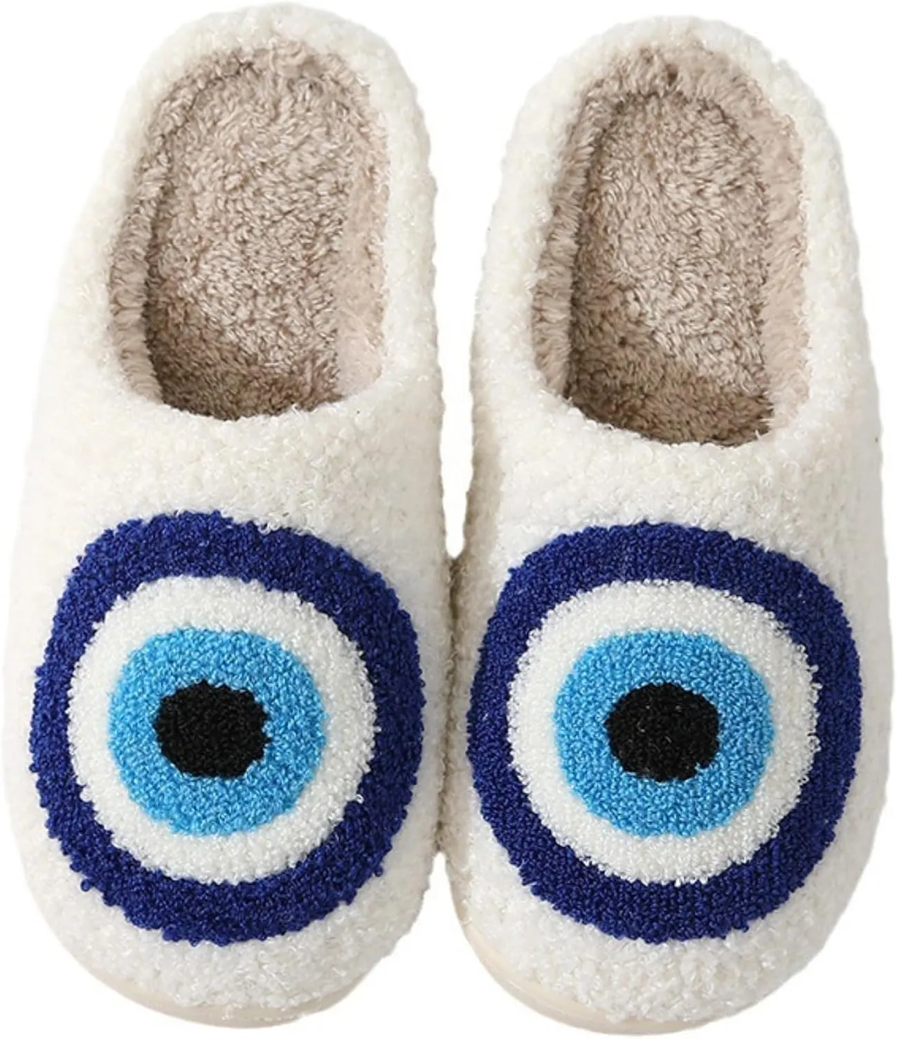 Obosoyo Slippers Women Strawberry Men House Fuzzy Plush Shoes Funky Cute Design Fun Slipper Unisex Comfy Bedroom Soft Warm Slipper Indoor Non-slip Slip-On