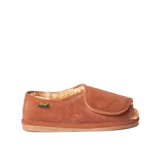Old Friends Men's Step-In Adjustable Slippers