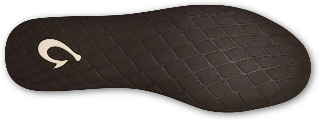 OLUKAI Ku'una Slipper, Women's Slip-On Shoes, Genuine Shearling & Premium Nubuck Leather, Drop-in Heel Design, Cozy & Ultra-Soft Comfort Fit