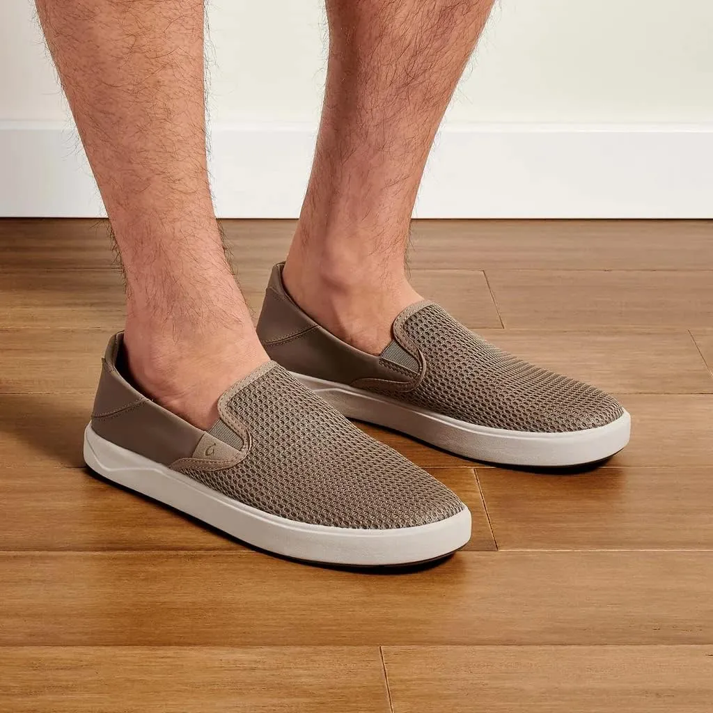 OLUKAI Lae'ahi Men's Slip On Shoes, Versatile & Casual Everyday Sneaker, Lightweight & Breathable Mesh, All-Day Wear & Comfort