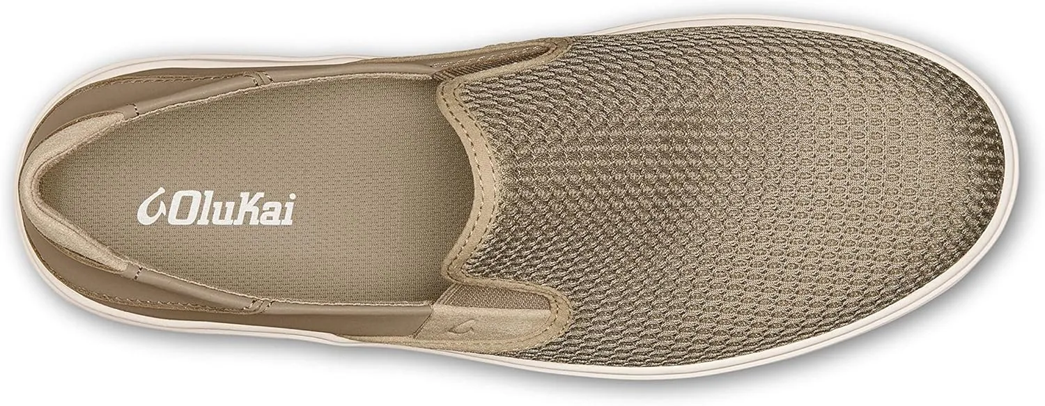 OLUKAI Lae'ahi Men's Slip On Shoes, Versatile & Casual Everyday Sneaker, Lightweight & Breathable Mesh, All-Day Wear & Comfort