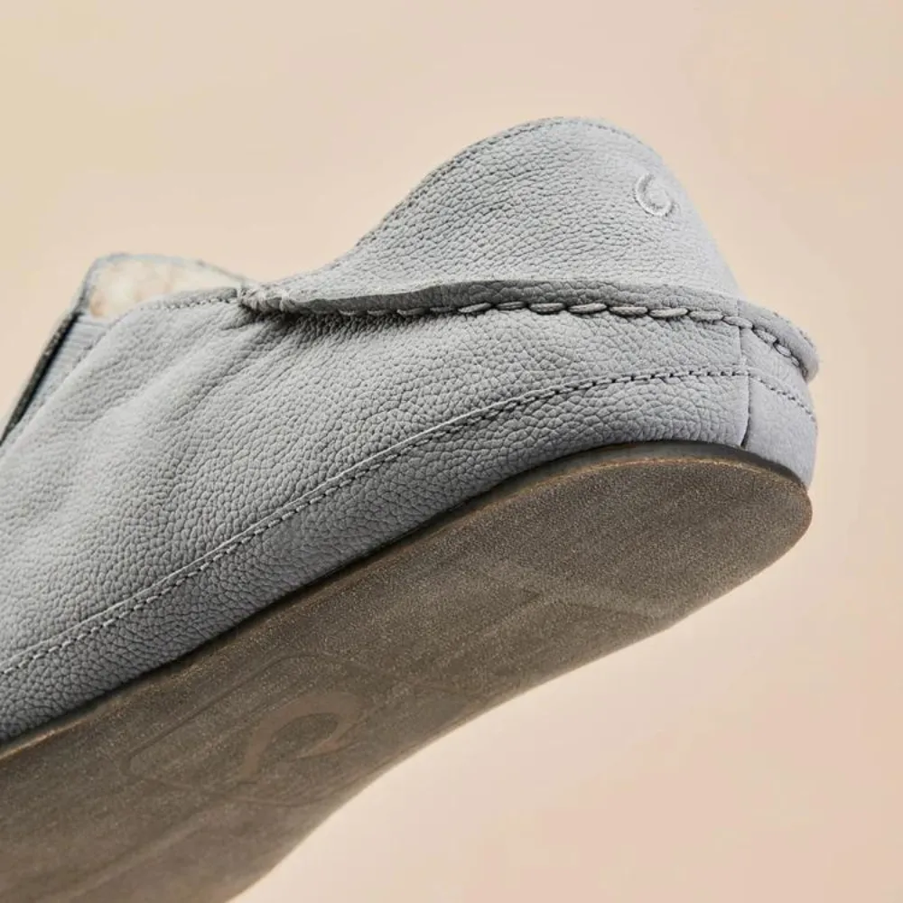 OluKai Moloa Sharkskin Grey Slipper (Men's)