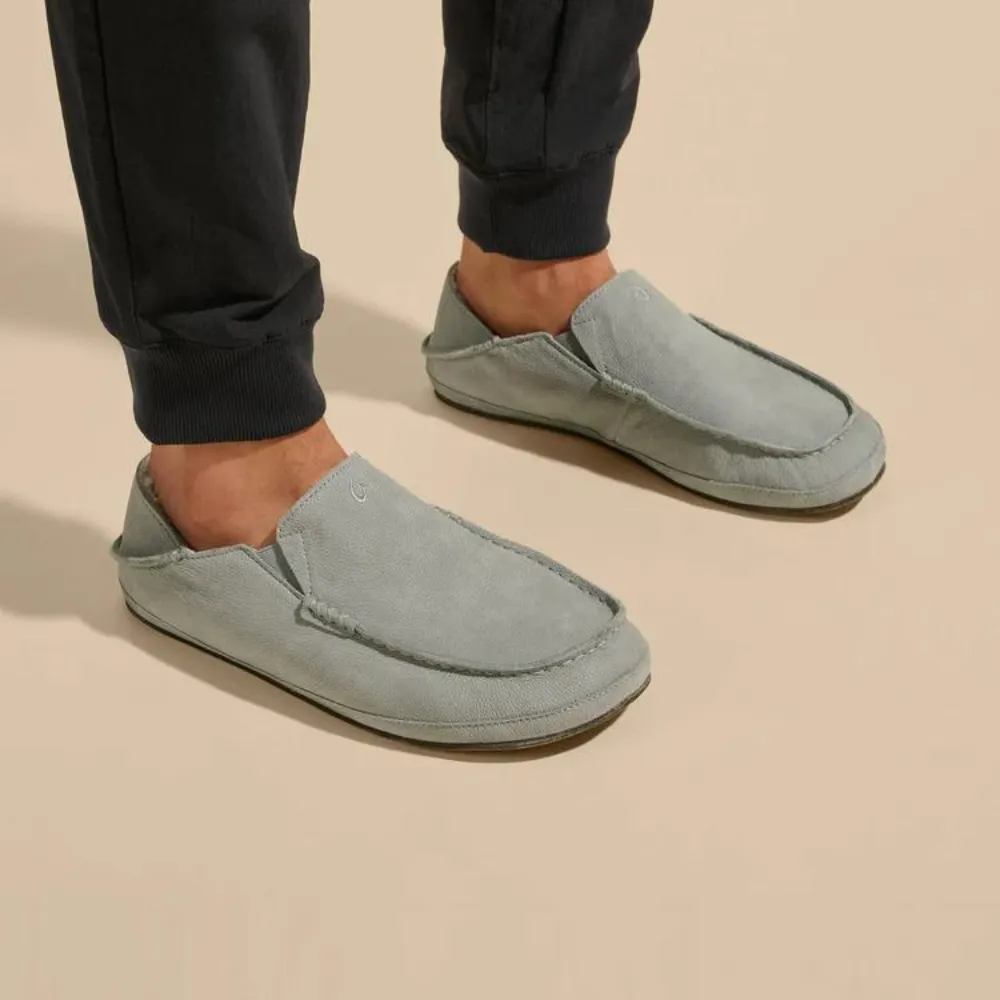 OluKai Moloa Sharkskin Grey Slipper (Men's)