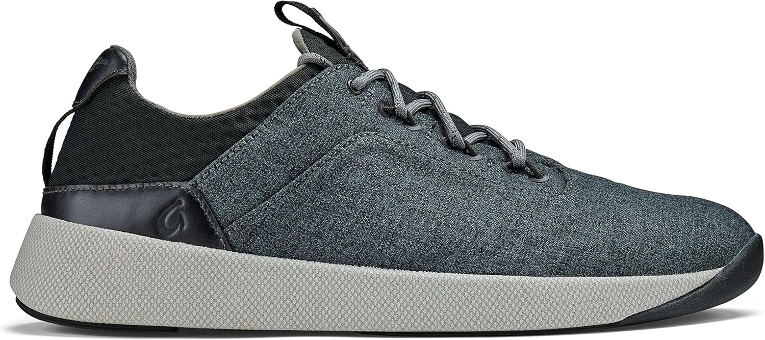 OLUKAI Nanea Li Men's Sneaker Shoes, Weather-Resistant & Breathable Canvas, Comfort Fit & Wet Grip Rubber Soles