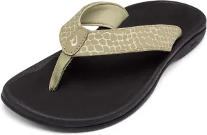 OluKai Ohana Pa'i Women's Beach Sandals, Quick-Dry Jersey Knit Lining, Water Resistant & Comfortable Fit, Wet Grip Soles & Compression Molded Smooth Footbed