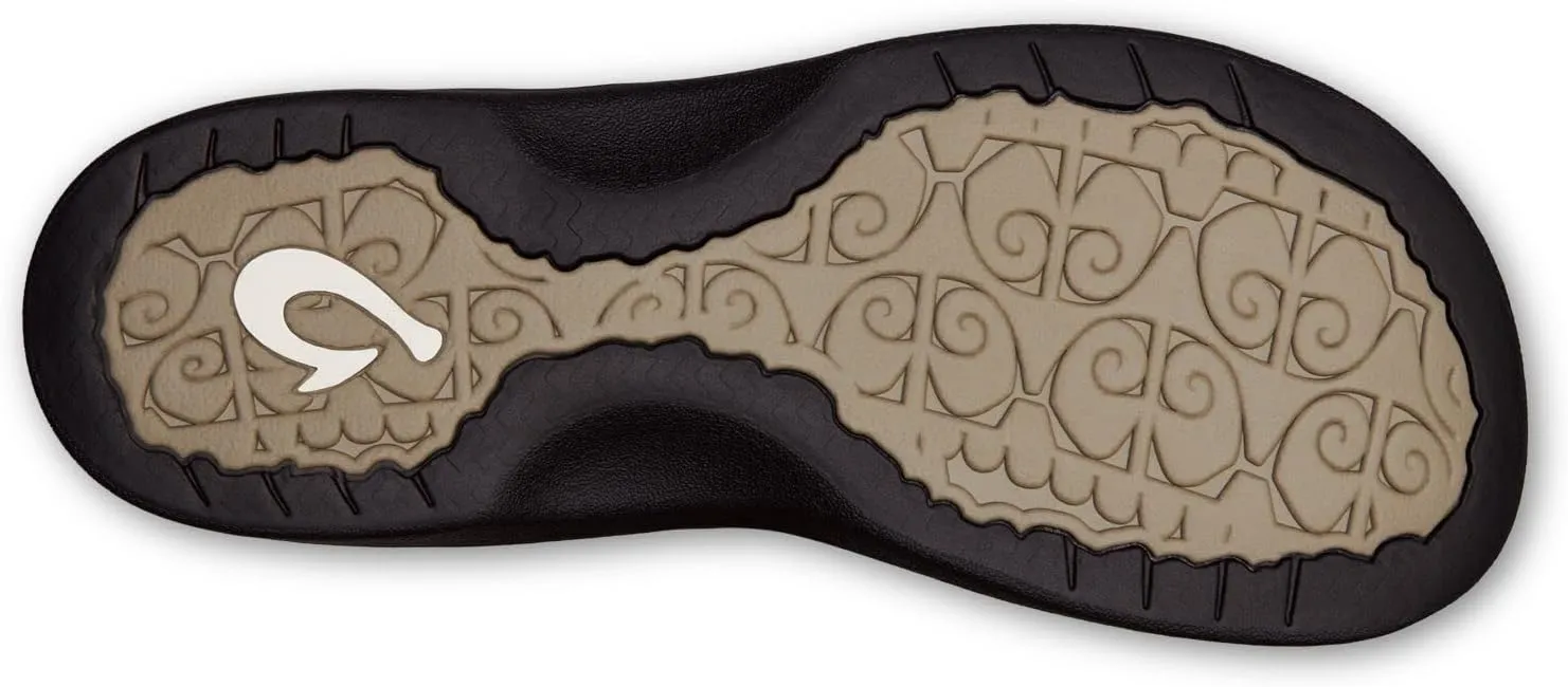 OluKai Ohana Pa'i Women's Beach Sandals, Quick-Dry Jersey Knit Lining, Water Resistant & Comfortable Fit, Wet Grip Soles & Compression Molded Smooth Footbed