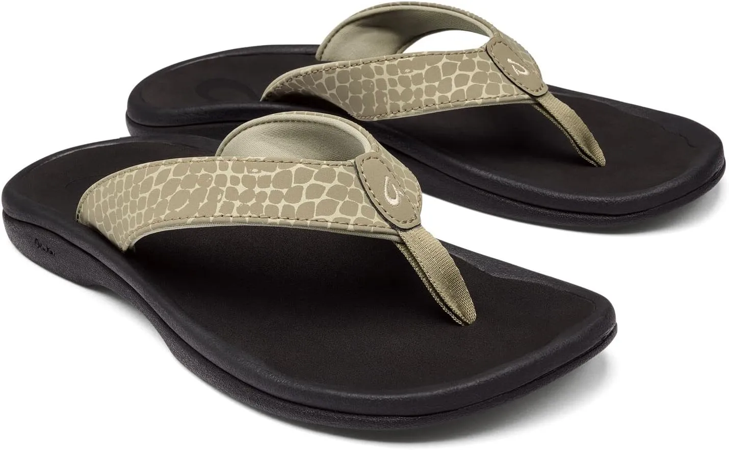 OluKai Ohana Pa'i Women's Beach Sandals, Quick-Dry Jersey Knit Lining, Water Resistant & Comfortable Fit, Wet Grip Soles & Compression Molded Smooth Footbed