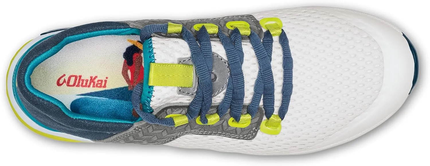OLUKAI Wailuku Women's Athletic Sneakers, Lightweight & Breathable Mesh, Comfort Fit & Wet Grip Rubber Soles, All-Day Comfort & Supportive