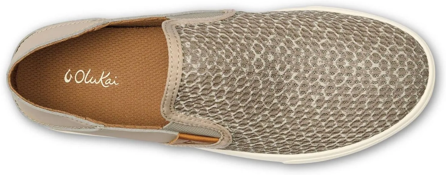 OLUKAI Women's Pehuea Pa'i Slip-On Sneakers, Lightweight Shoes, All-Day Comfort, Breathable Mesh Design