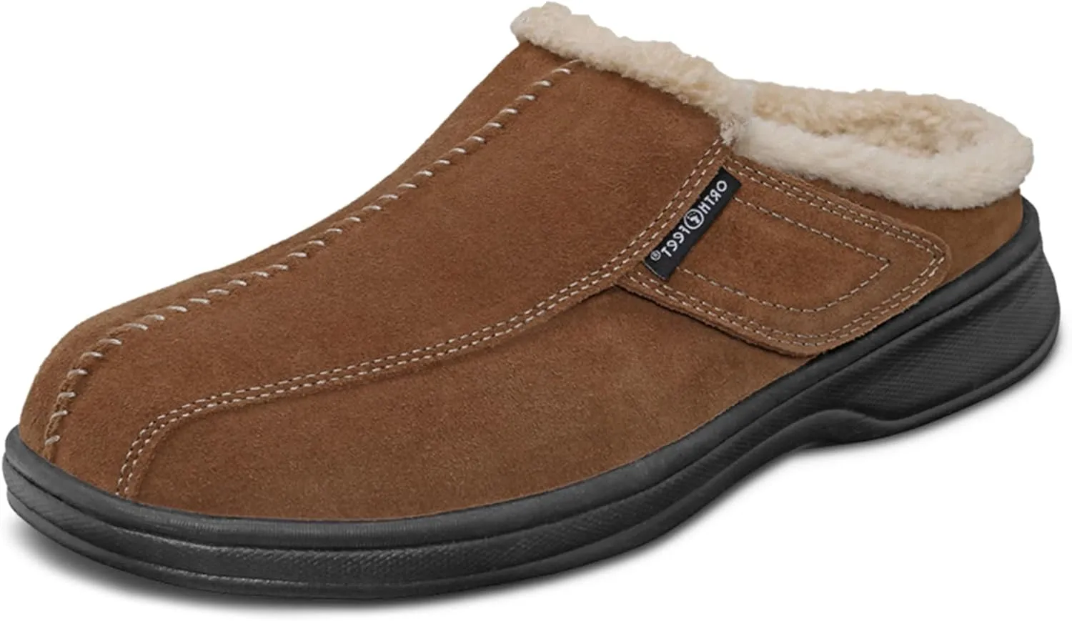 Orthofeet Men's Orthopedic Clog Slipper with Arch Support Asheville