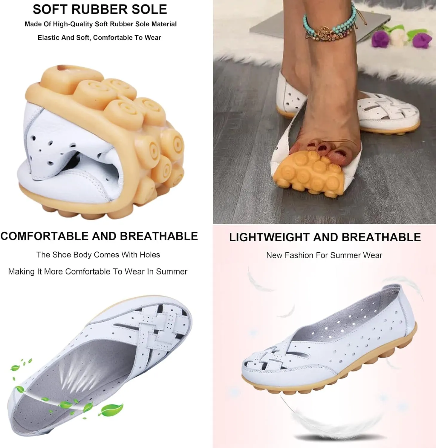 Orthopedic Loafers In Breathable Leather