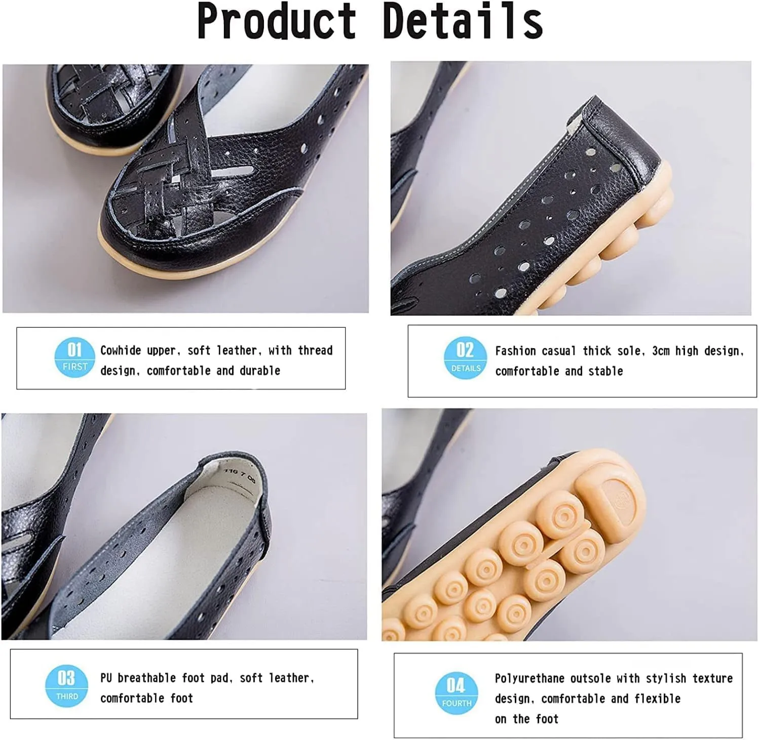 Orthopedic Loafers In Breathable Leather