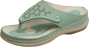 Orthopedic Sandals for Women Wide Width Comfortable Recovery Footwear Orthotic Arch Support Thick Cushion Platform Non Slip Sole Beach Fashion