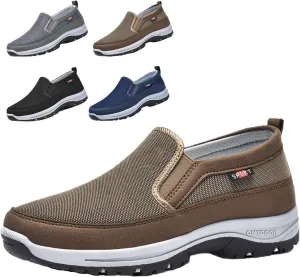 Orthopedic Shoes for Men, Zapatos Ortopédicos para Hombre,Slip On Shoes for Slip Ins Outdoor Hiking Orthopedic Shoes Breathable Walking Loafers
