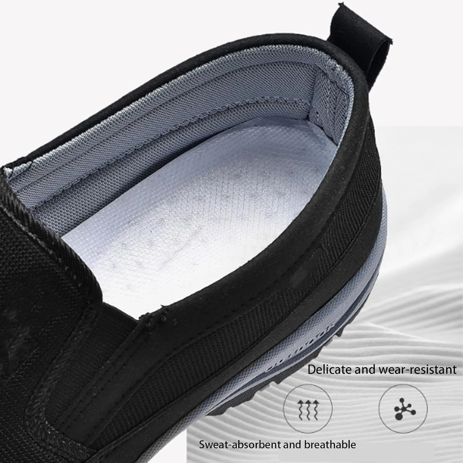 Orthopedic Shoes for Men, Zapatos Ortopédicos para Hombre,Slip On Shoes for Slip Ins Outdoor Hiking Orthopedic Shoes Breathable Walking Loafers