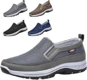 Orthopedic Shoes for Men, Zapatos Ortopédicos para Hombre,Slip On Shoes for Slip Ins Outdoor Hiking Orthopedic Shoes Breathable Walking Loafers