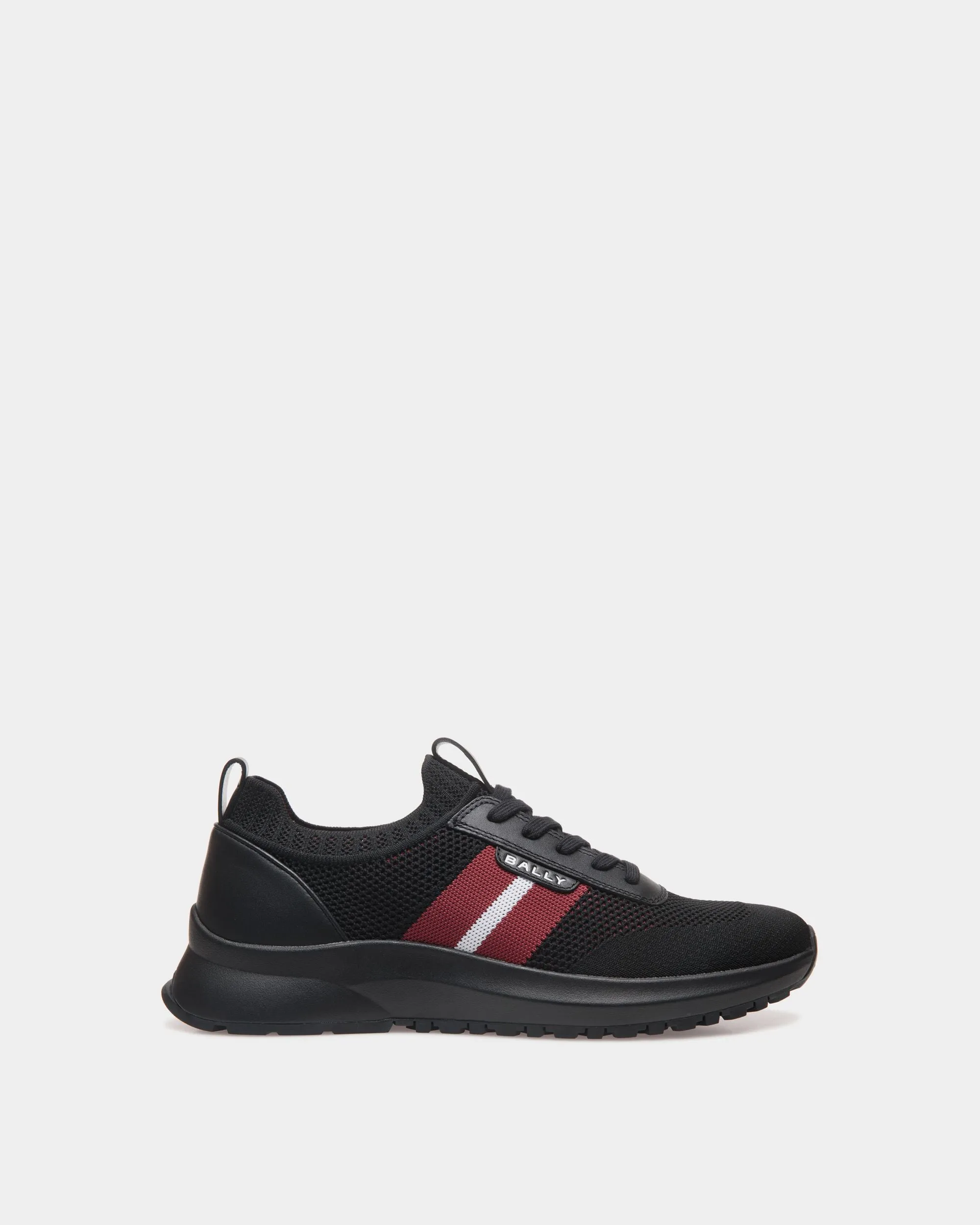 Outline Sneaker in Black Knit