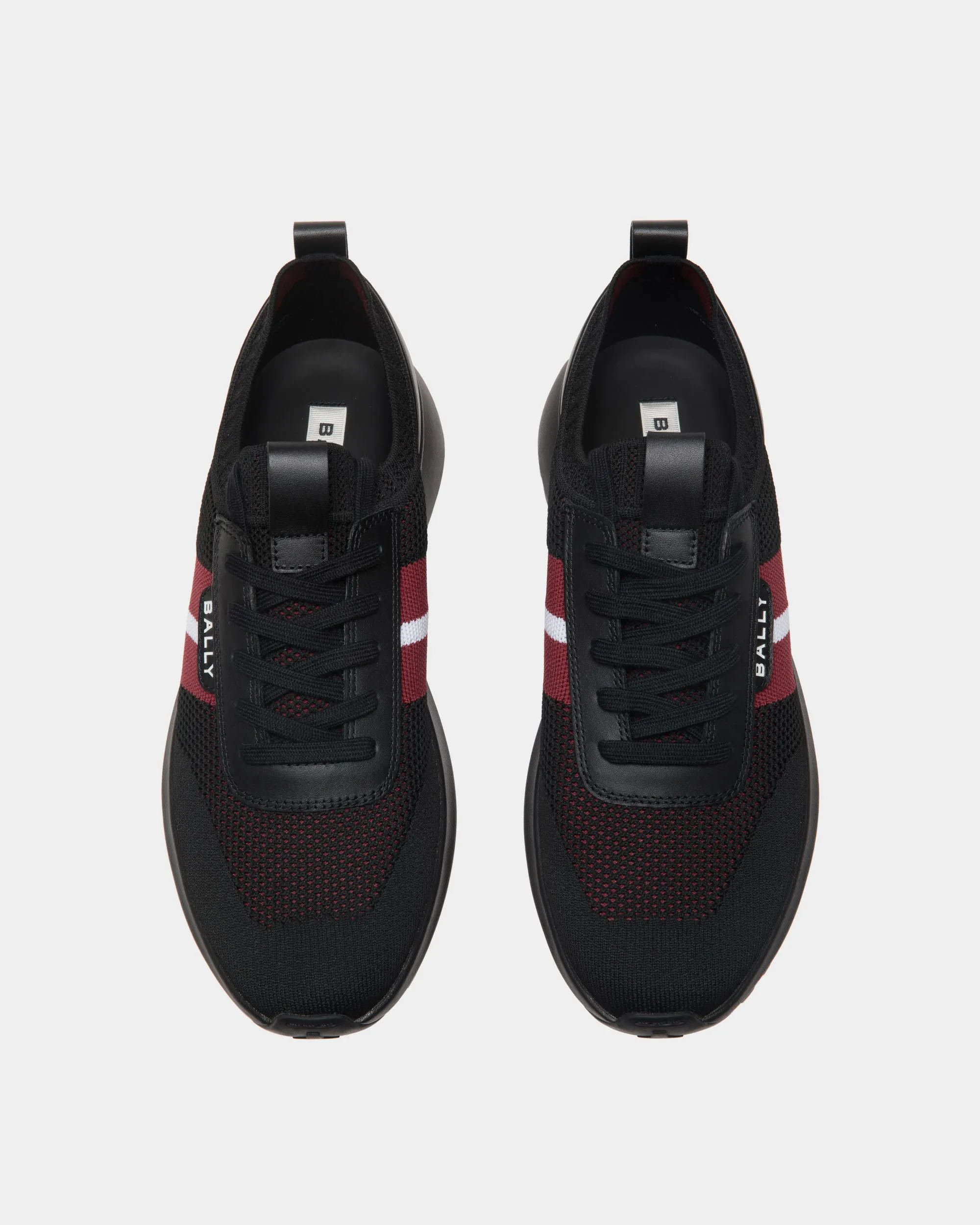 Outline Sneaker in Black Knit