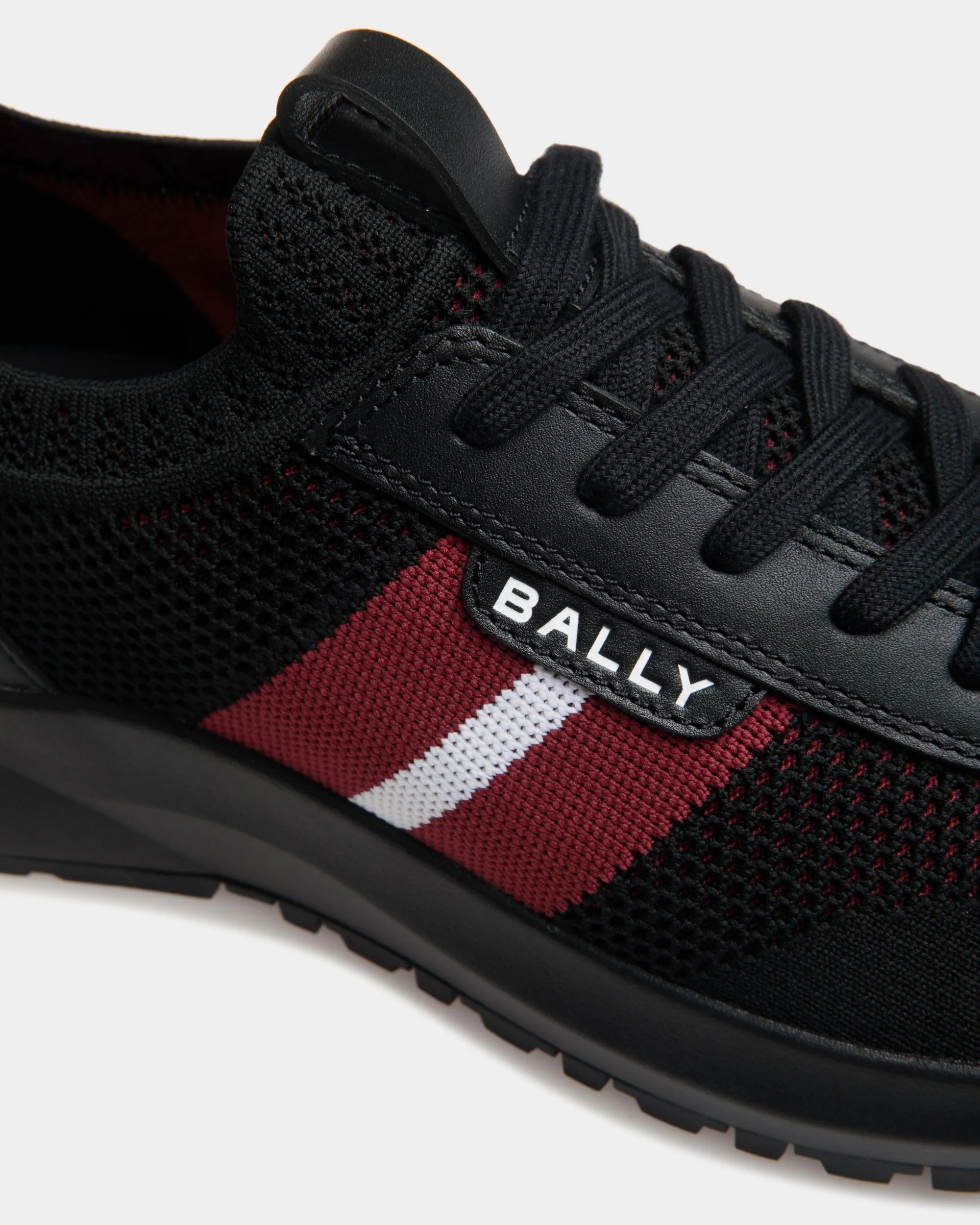 Outline Sneaker in Black Knit