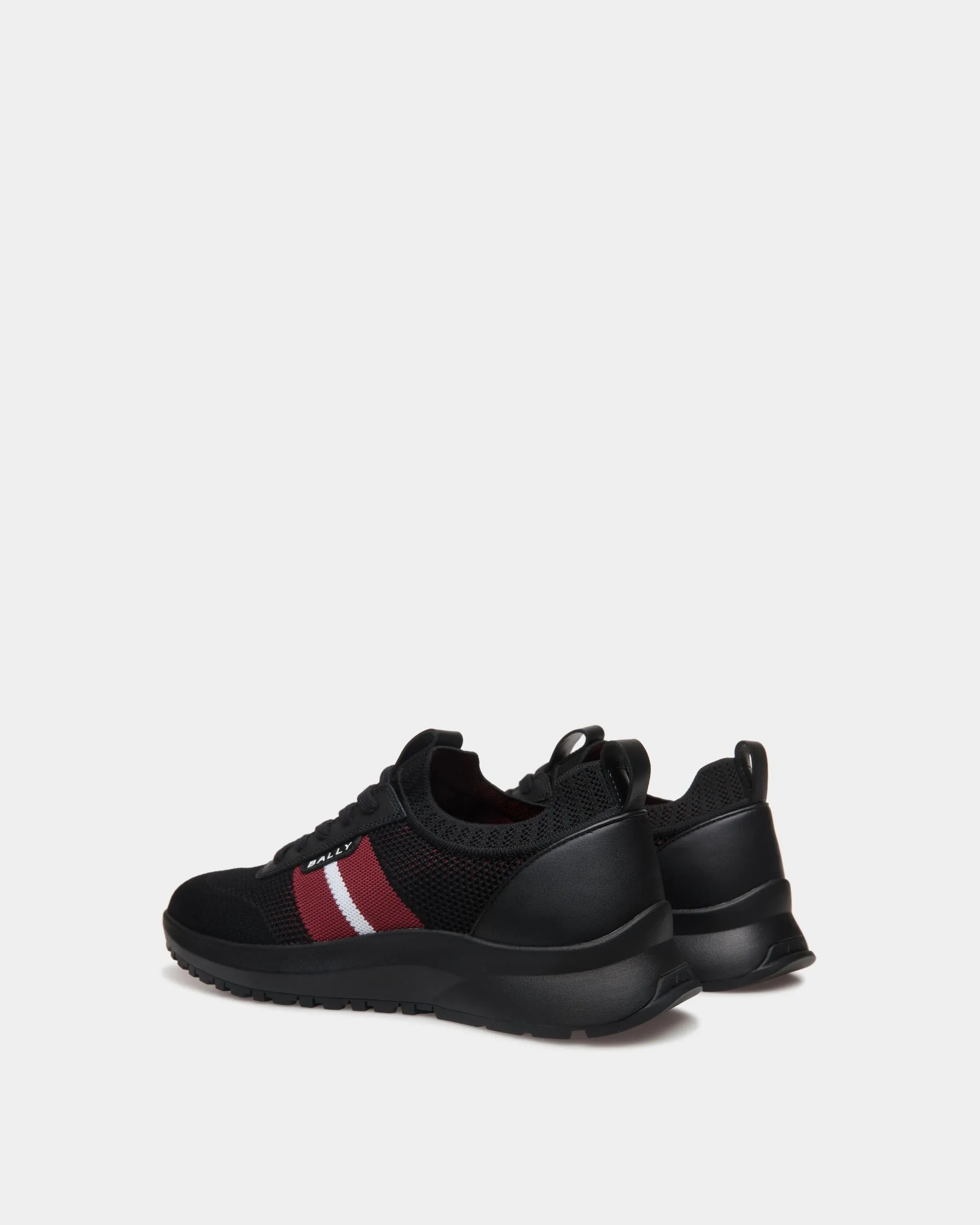 Outline Sneaker in Black Knit