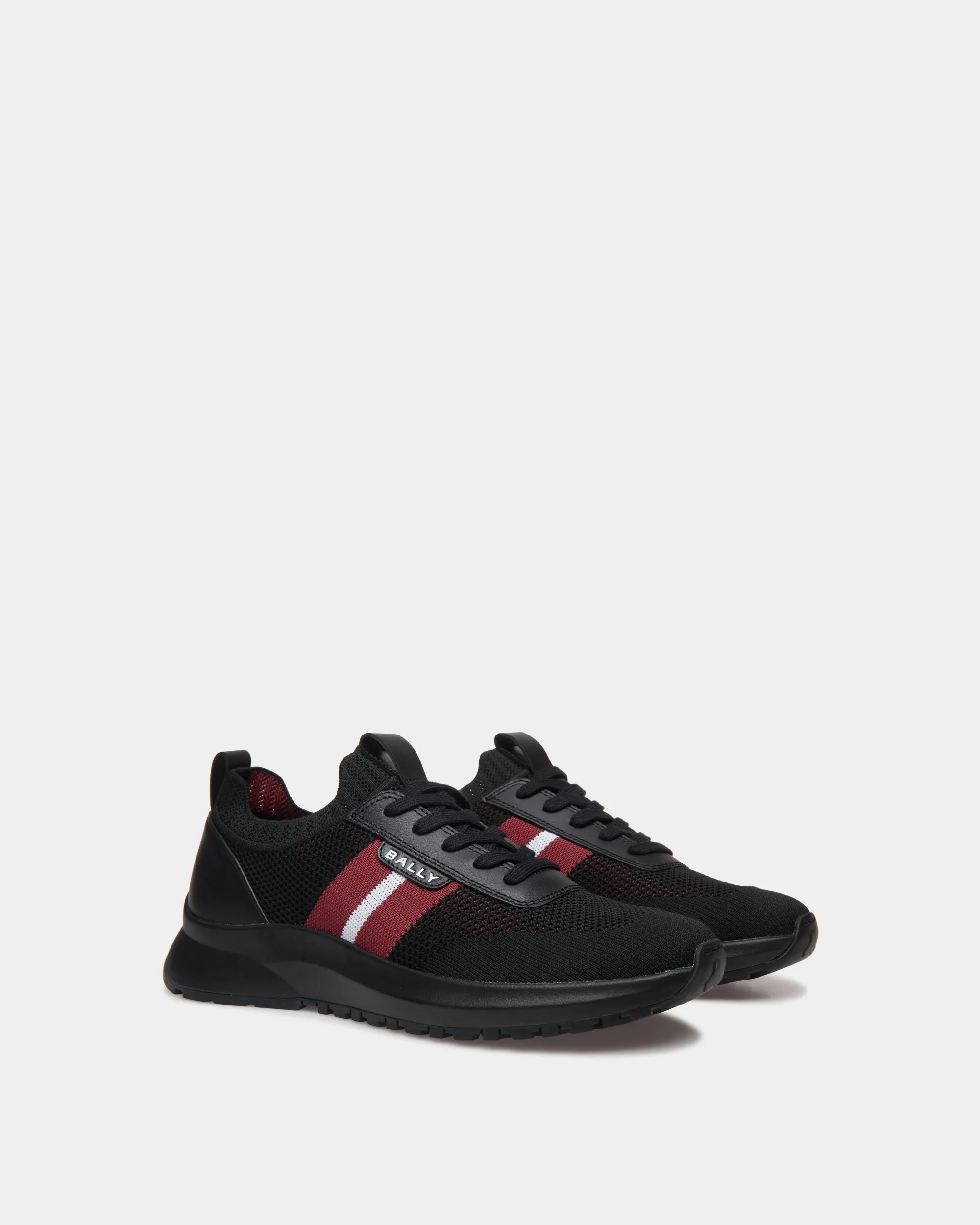 Outline Sneaker in Black Knit