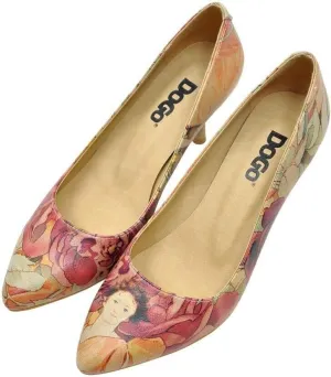 Personalize Your Life Women Fashion - Dogoletto Printed Heels - Vegan, Environmentally Friendly, Handmade - Breathable Design